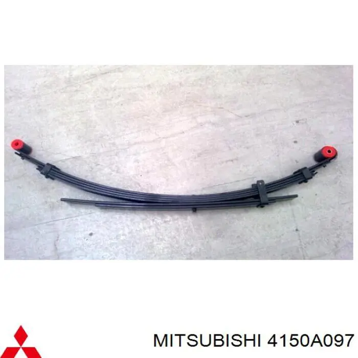 4150A097 Mitsubishi ballesta de suspensión trasera