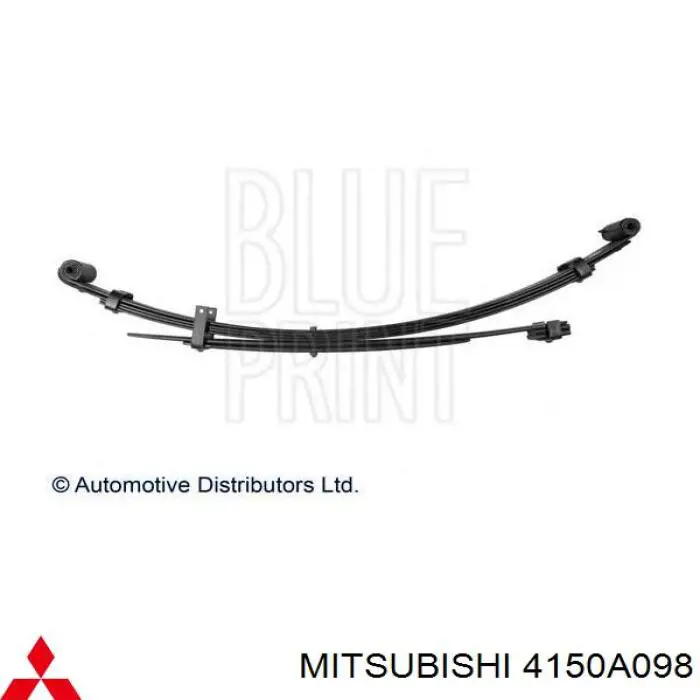 Ballesta de suspensión trasera 4150A098 Mitsubishi