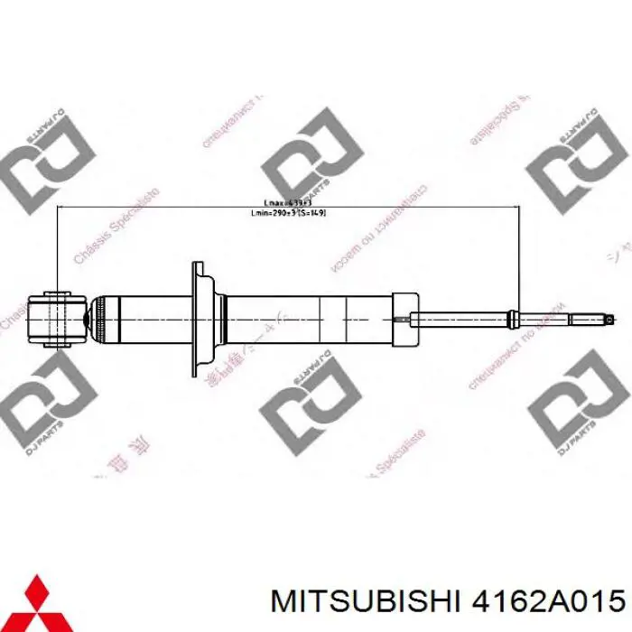 Comprar 4162A015 Mitsubishi Amortiguador trasero