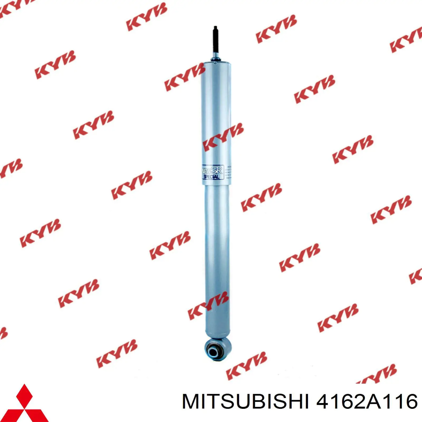 Amortiguador trasero 4162A117 Mitsubishi
