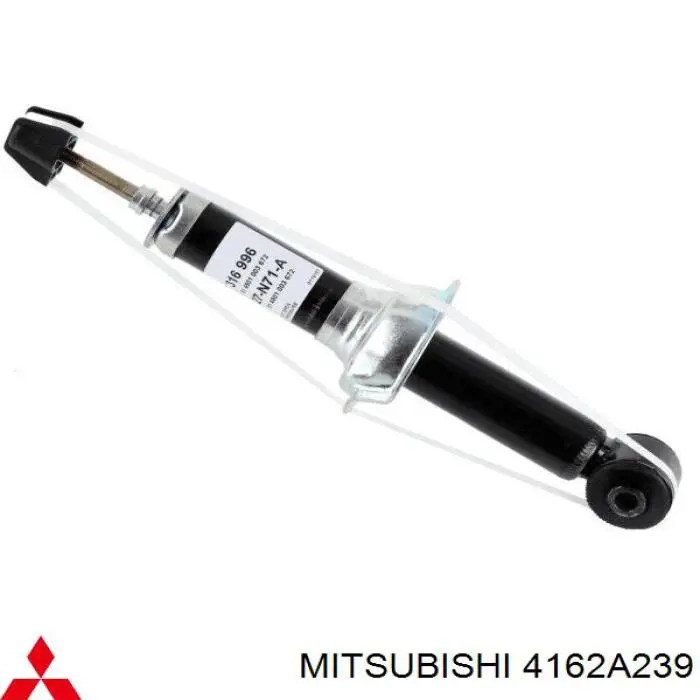Amortiguador trasero 4162A239 Mitsubishi