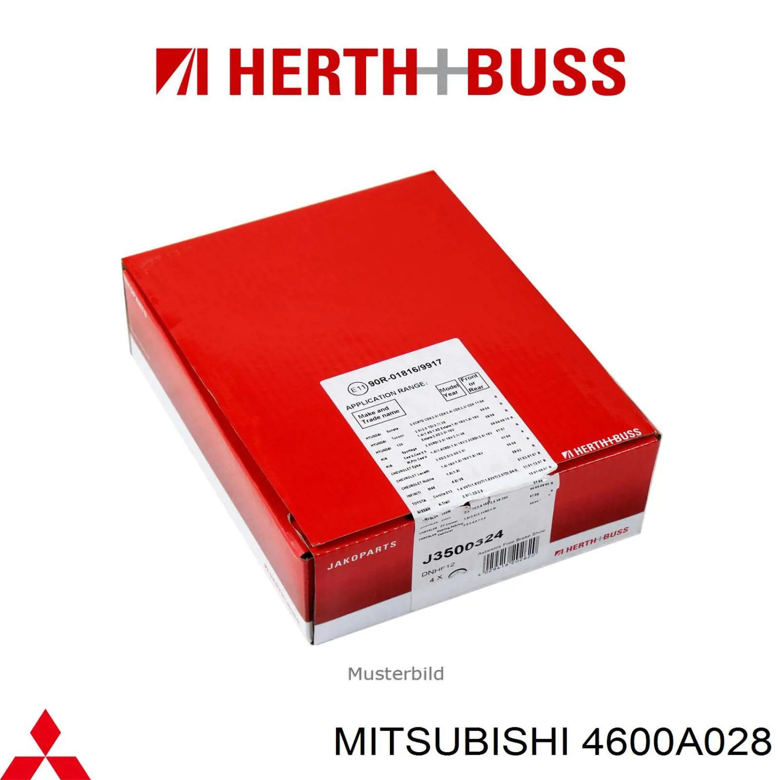 Comprar 4600A028 Mitsubishi Zapatas de freno