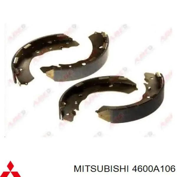 Zapatas de freno de tambor traseras Mitsubishi 4600A106 precio, desde 42,03 EUR