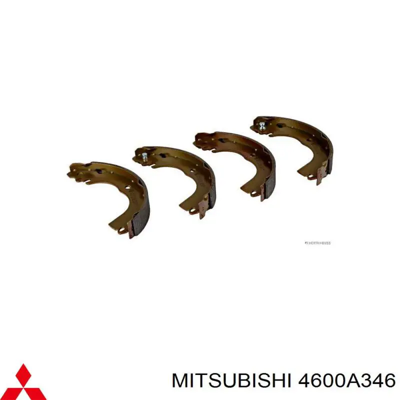 Zapatas de freno de tambor traseras Mitsubishi 4600A346 precio, desde 54,07 EUR