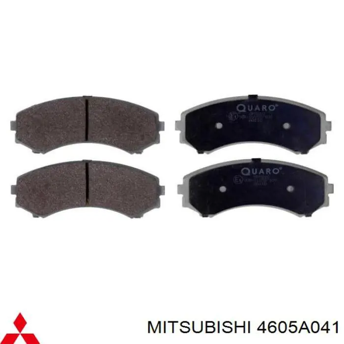 4605A041 Mitsubishi pastillas de freno delanteras