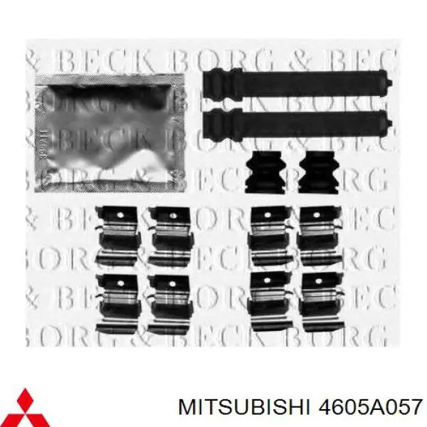 4605A057 Mitsubishi juego de reparación, pastillas de frenos