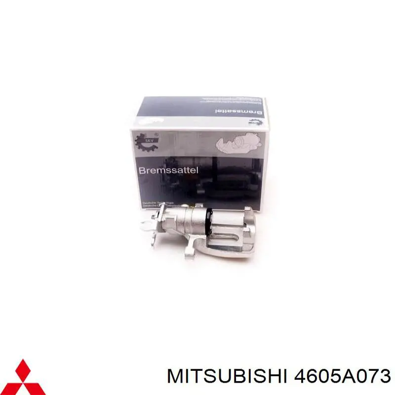 4605A073 Mitsubishi pinza de freno trasera izquierda