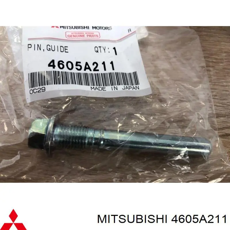 Pasador guía superior de la pinza de freno trasera MR569369 Mitsubishi