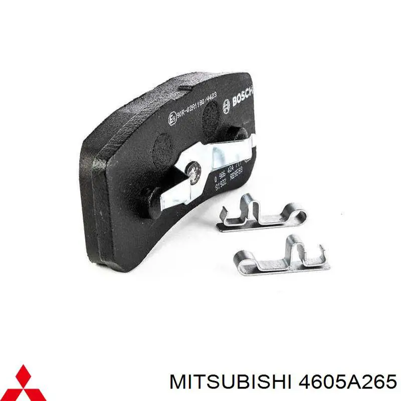 4605A265 Mitsubishi Pastillas freno traseras