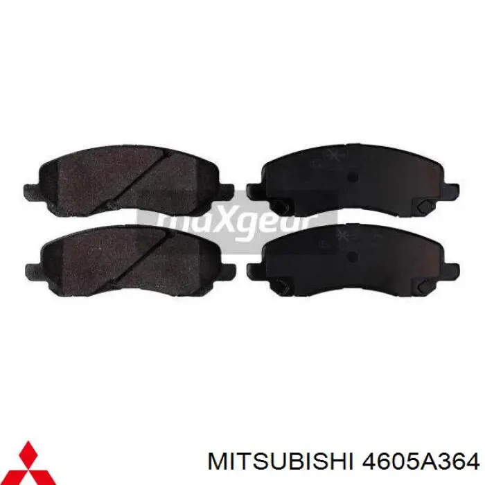 4605A364 Mitsubishi pastillas de freno delanteras