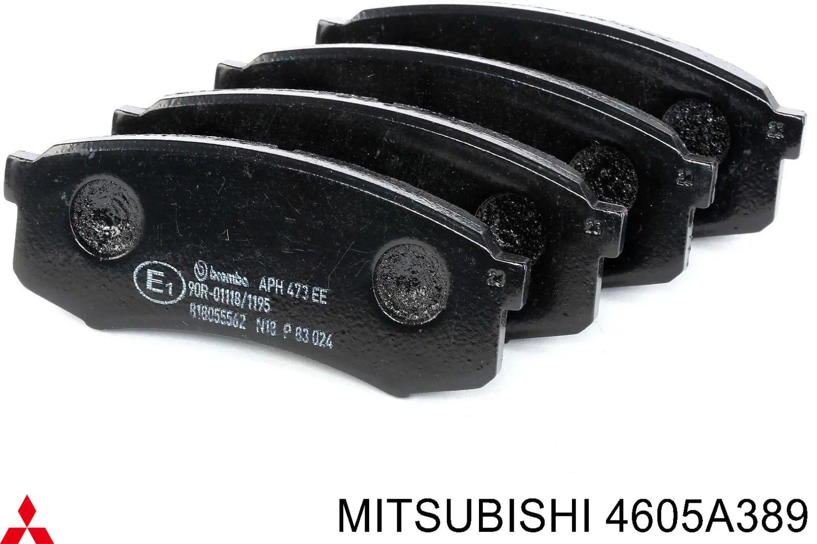 4605A389 Mitsubishi pastillas de freno traseras