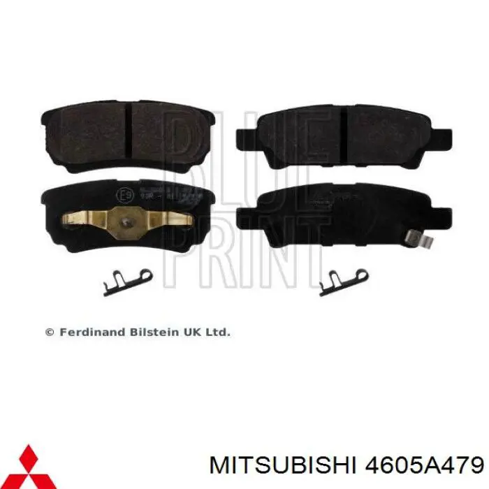 Comprar 4605A479 Mitsubishi Pastillas de freno traseras