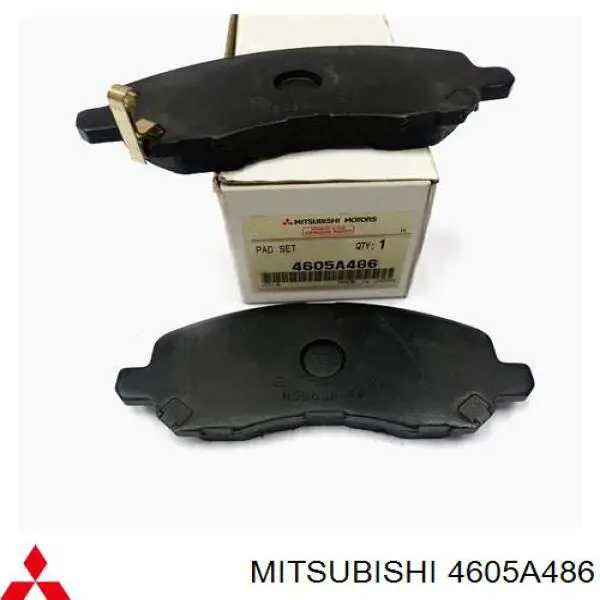 4605A486 Mitsubishi pastillas de freno delanteras