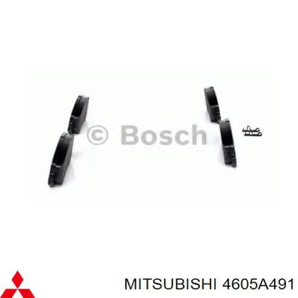 Comprar 4605A491 Mitsubishi Pastillas delanteras de freno
