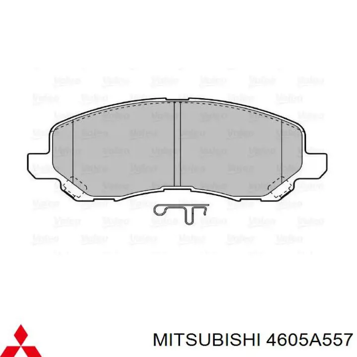 Pastillas de freno delanteras Mitsubishi 4605A557