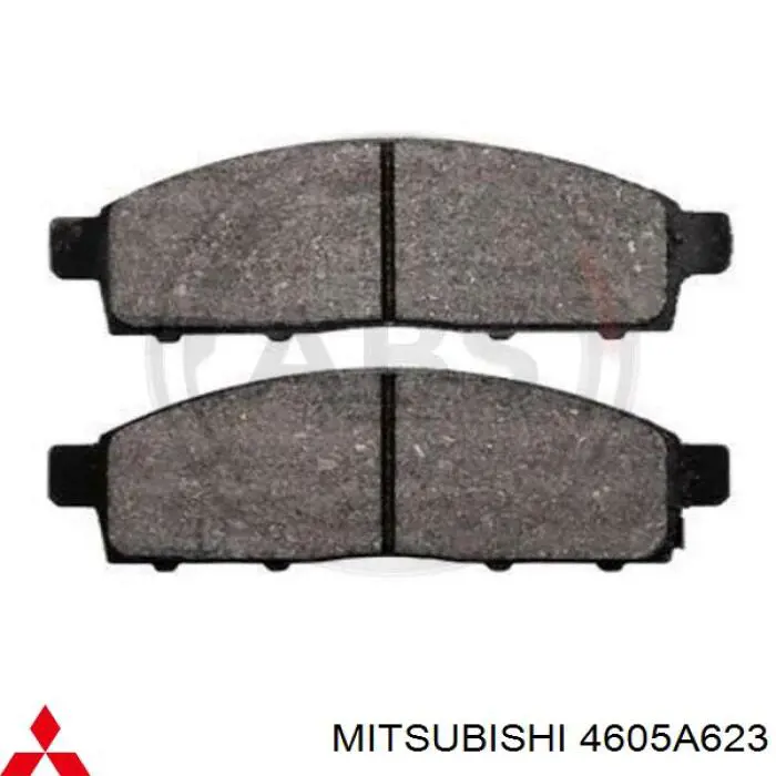 4605A623 Mitsubishi pastillas de freno delanteras