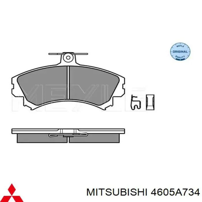Comprar 4605A734 Mitsubishi Pastillas delanteras de freno