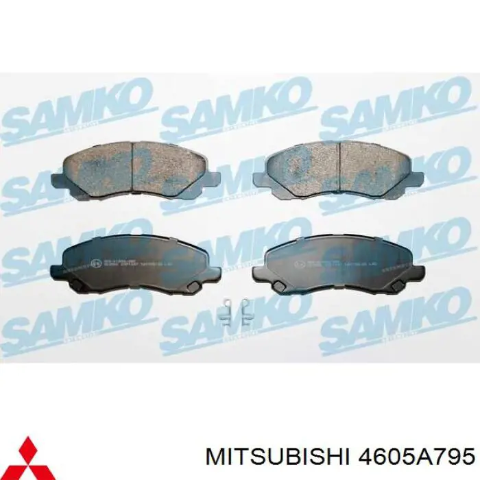 Pastillas freno delanteras Mitsubishi 4605A795 precio, desde 24,35 EUR