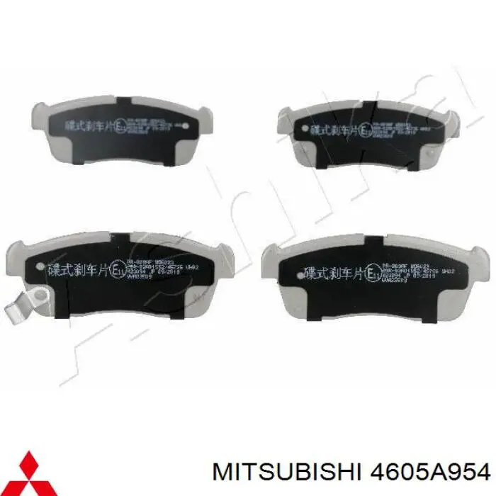 4605A954 Mitsubishi pastillas de freno delanteras
