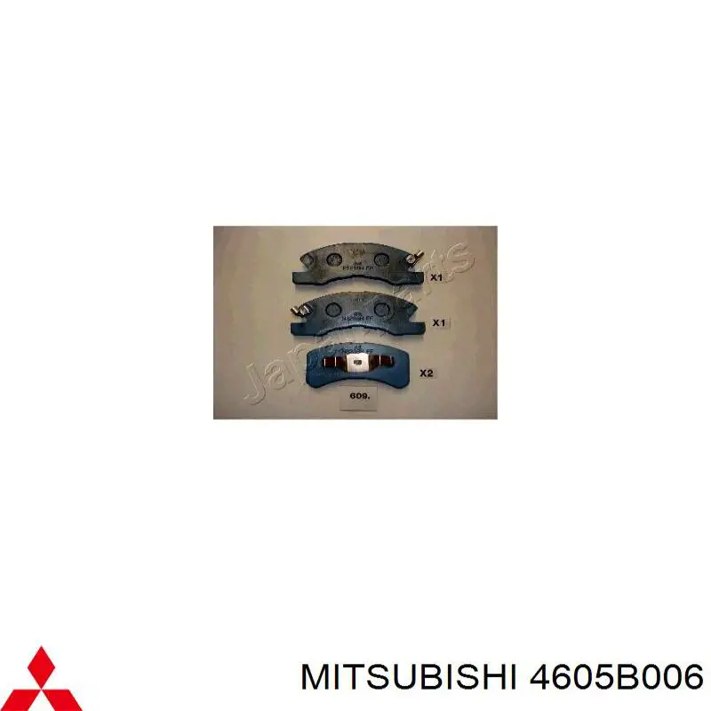 Comprar 4605B006 Mitsubishi Pastillas delanteras de freno