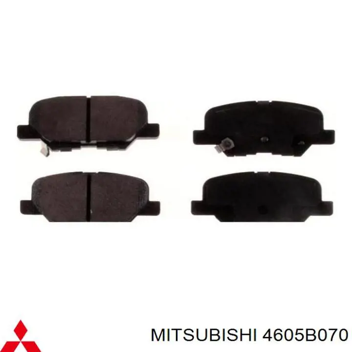 Comprar 4605B070 Mitsubishi Pastillas de freno traseras