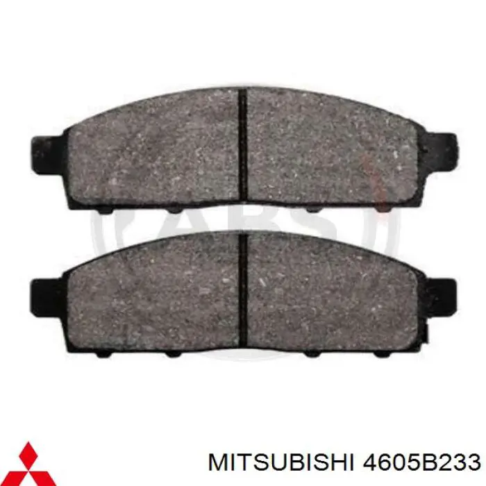 4605B233 Mitsubishi pastillas de freno delanteras