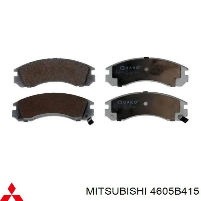 4605B415 Mitsubishi pastillas de freno delanteras
