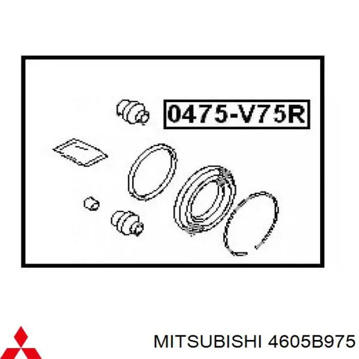 Kit de reparación, pinza de freno trasero Mitsubishi 4605B975 precio, desde 7,38 EUR