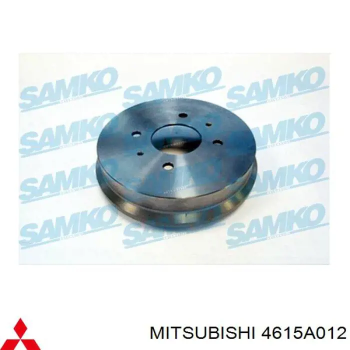4615A012 Mitsubishi Tambor de freno trasero