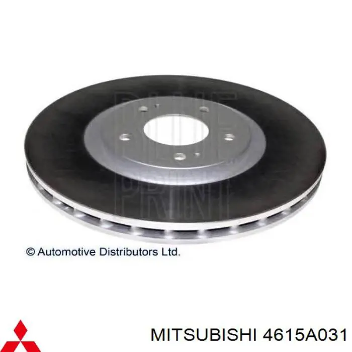 4615A031 Mitsubishi disco de freno delantero