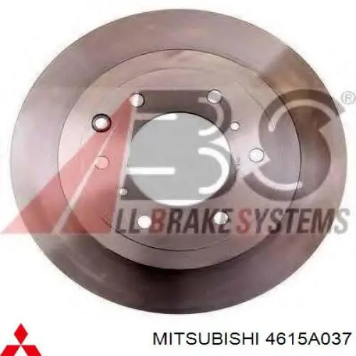 Disco de freno trasero Mitsubishi 4615A037 precio, desde 75,25 EUR