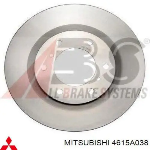 Comprar 4615A038 Mitsubishi Freno de disco delantero