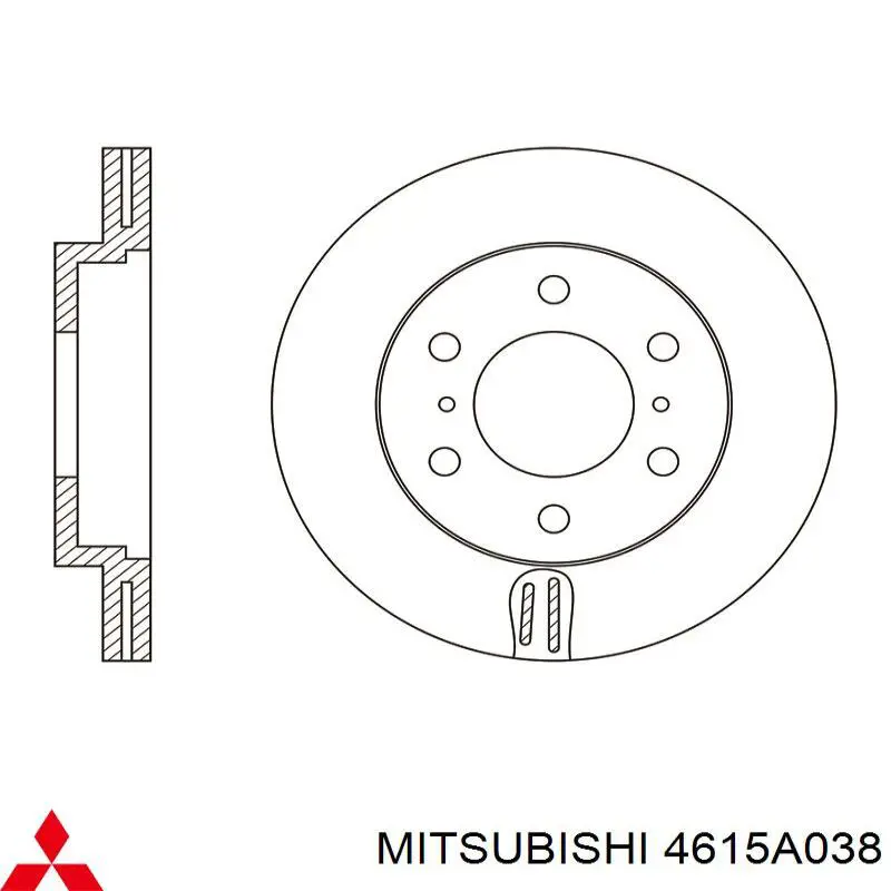 4615A038 Mitsubishi Discos