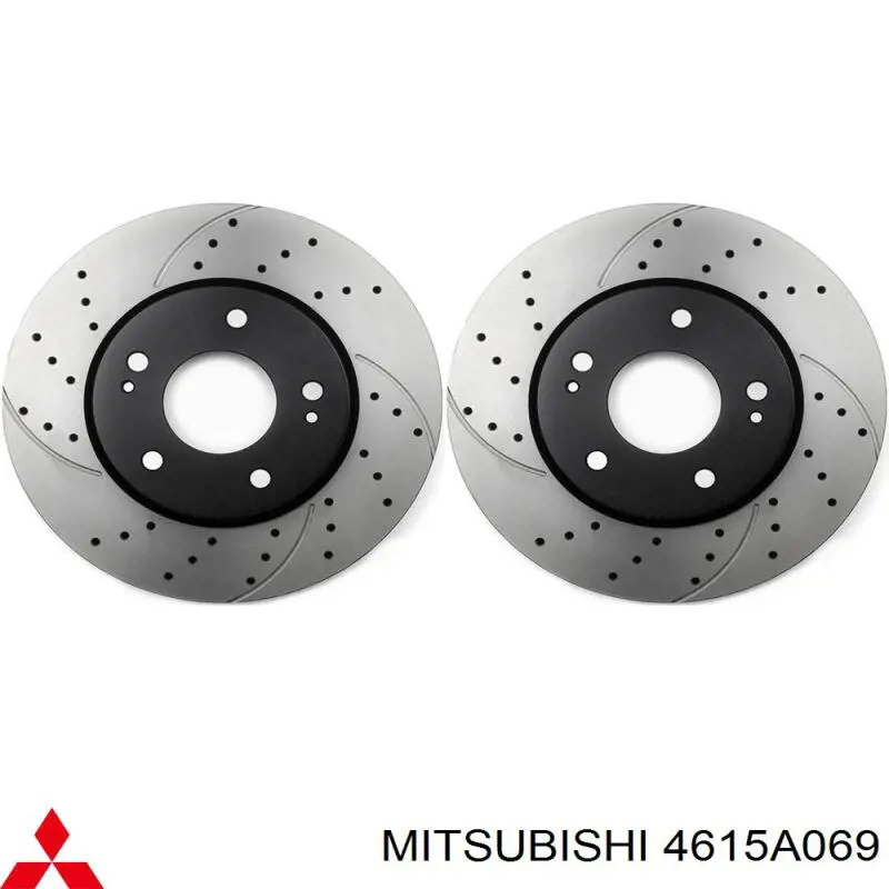 Comprar 4615A069 Mitsubishi Freno de disco delantero