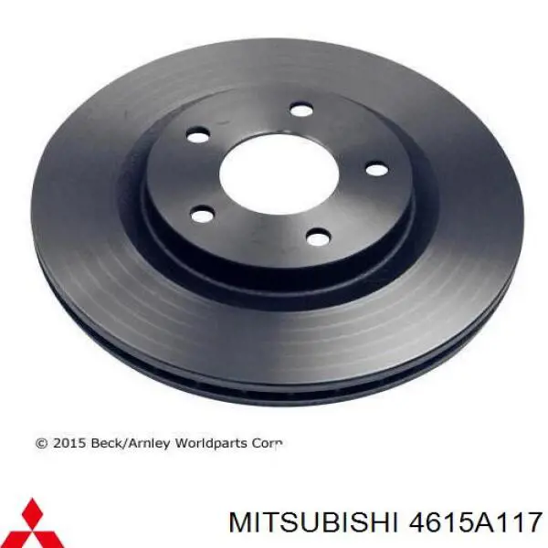 4615A117 Mitsubishi freno de disco delantero