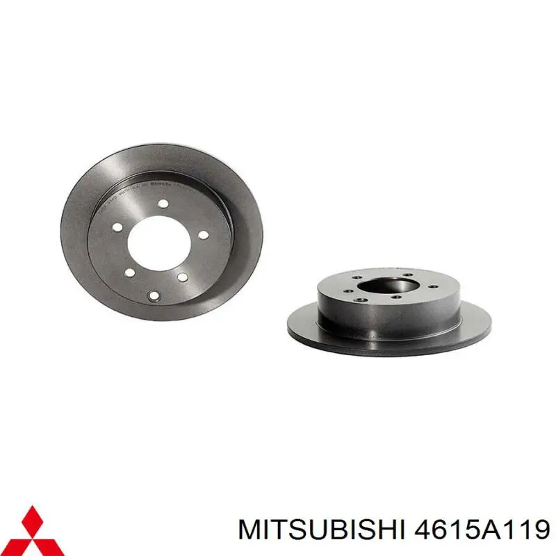 Disco de freno trasero 4615A119 Mitsubishi