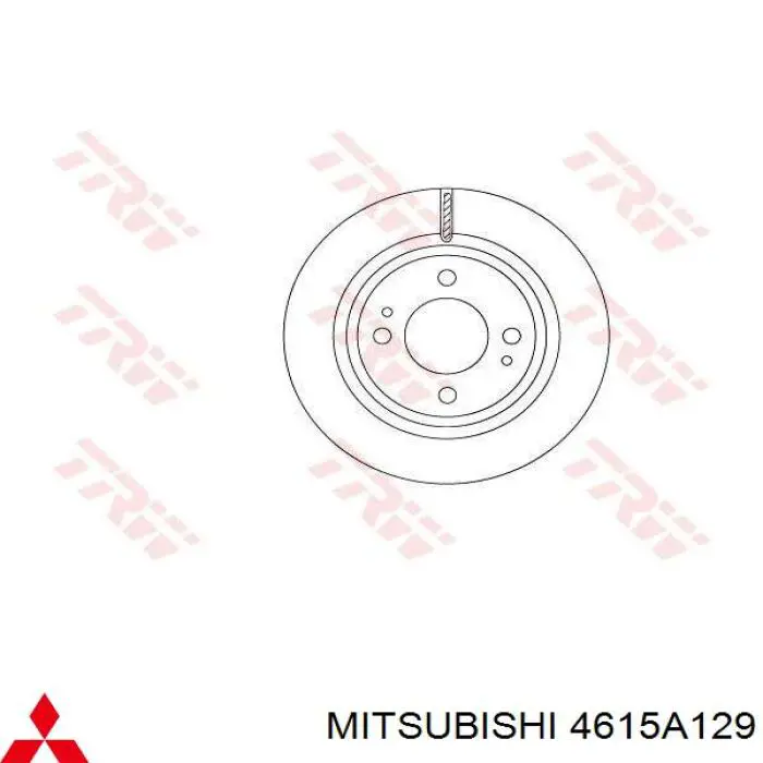 Disco de freno 4615A129 Mitsubishi