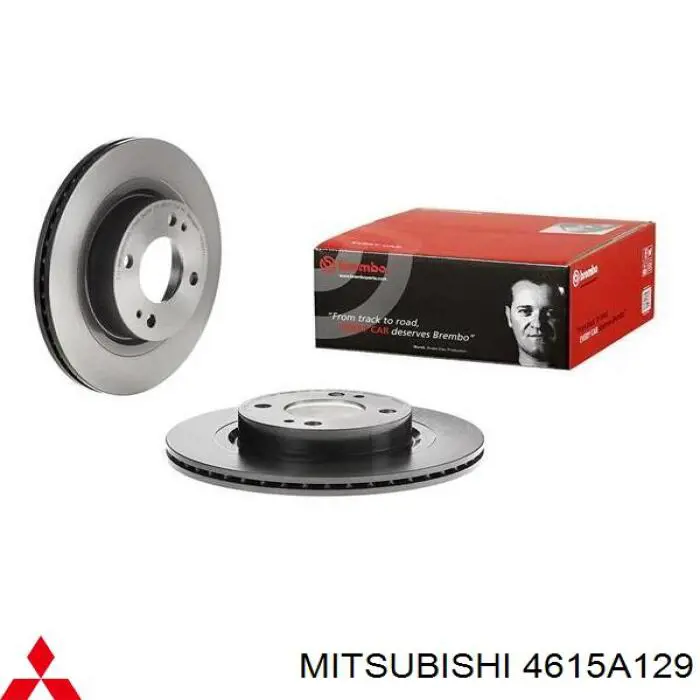 Comprar 4615A129 Mitsubishi Freno de disco delantero