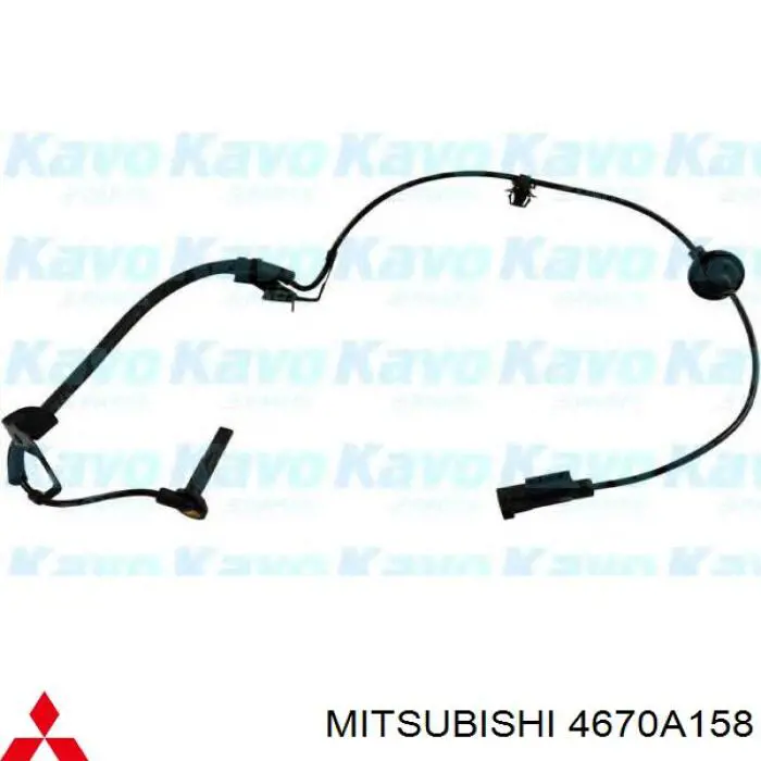 4670A158 Mitsubishi sensor abs trasero derecho