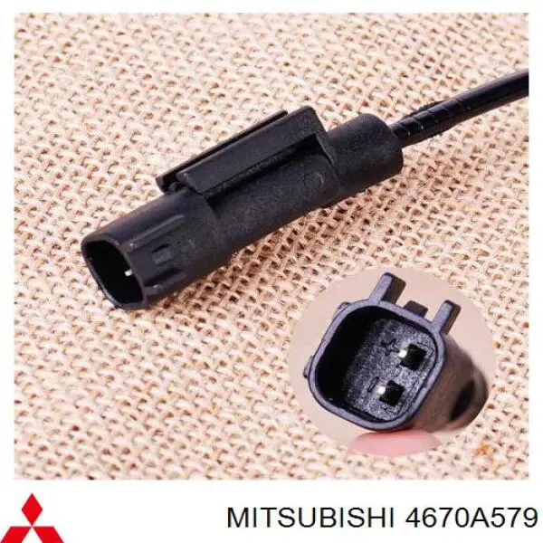 4670A579 Mitsubishi sensor abs trasero izquierdo