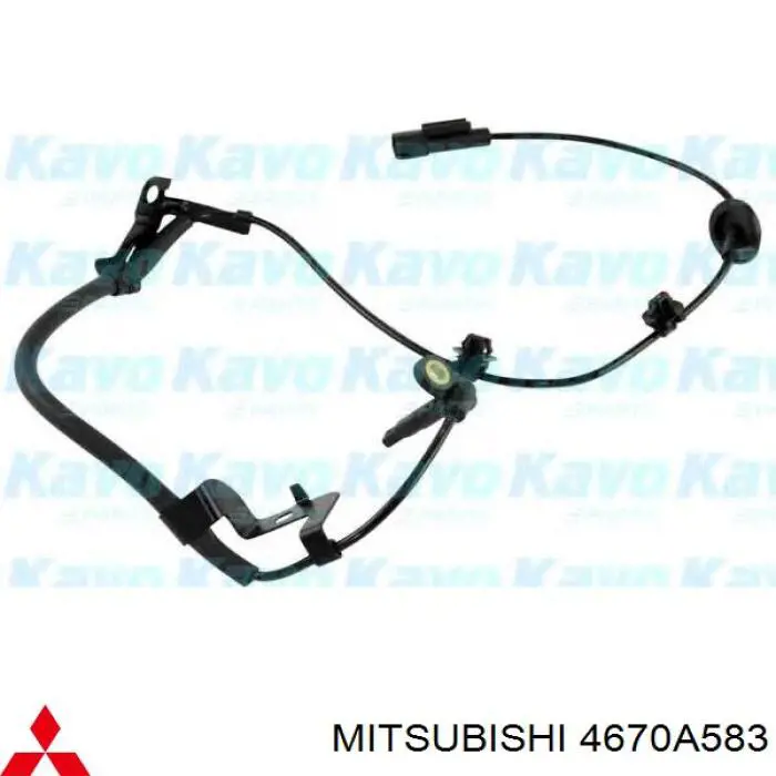 4670A583 Mitsubishi sensor abs trasero izquierdo