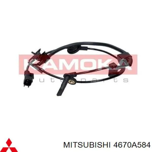 4670A584 Mitsubishi sensor abs trasero derecho