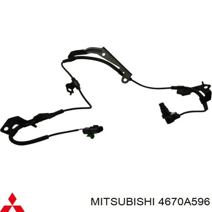 4670A596 Mitsubishi sensor abs delantero derecho