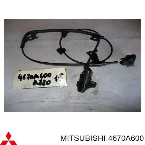 4670A600 Mitsubishi sensor abs trasero derecho
