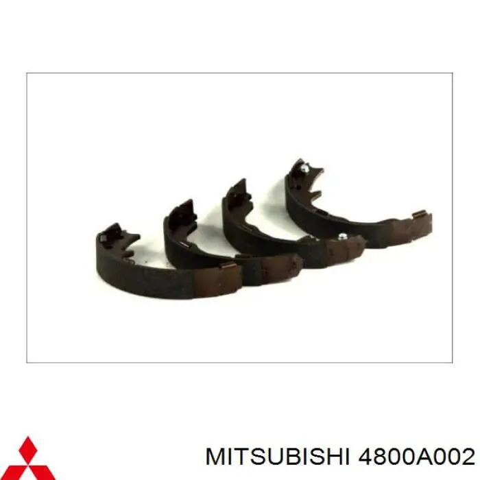 Comprar 4800A002 Mitsubishi Juego de zapatas de frenos, freno de estacionamiento