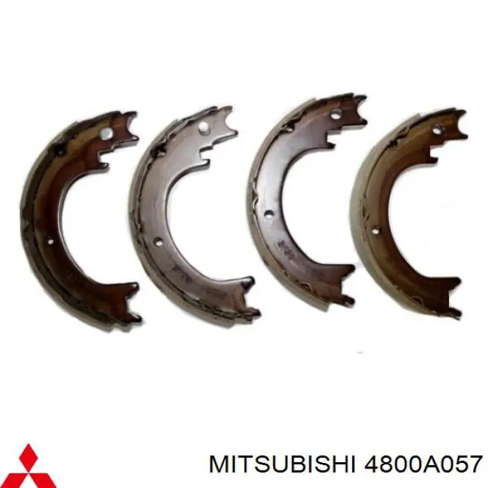 Zapatas de freno 4800A057 Mitsubishi