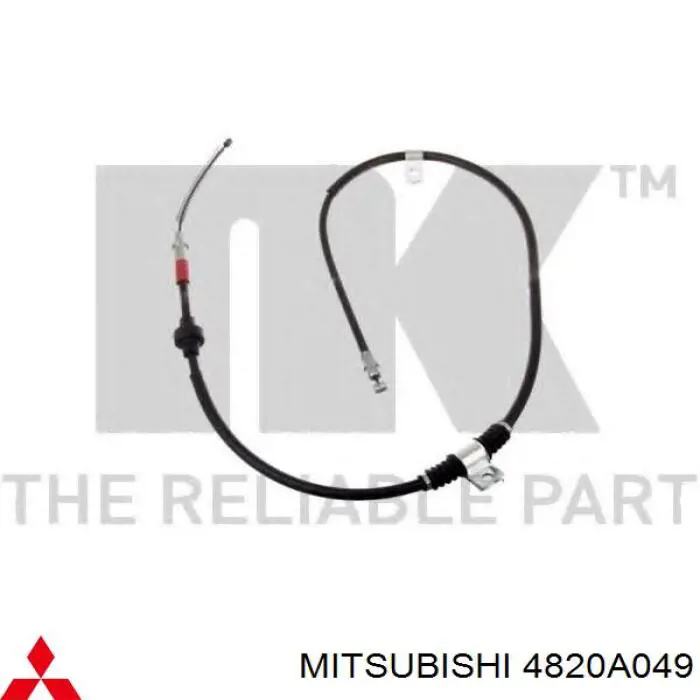 4820A049 Mitsubishi Cable de freno de mano trasero izquierdo
