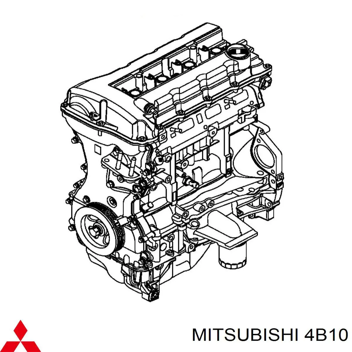 4B10 Mitsubishi Motor completo