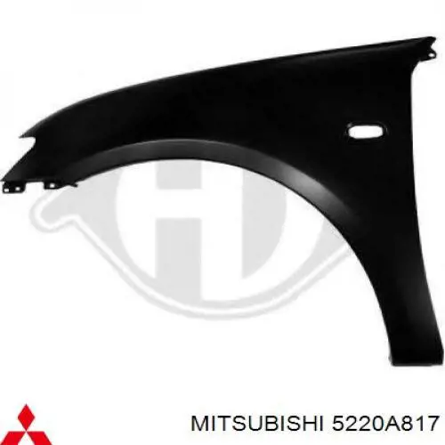 Aleta delantera izquierda Mitsubishi 5220A817 precio, desde 184,40 EUR