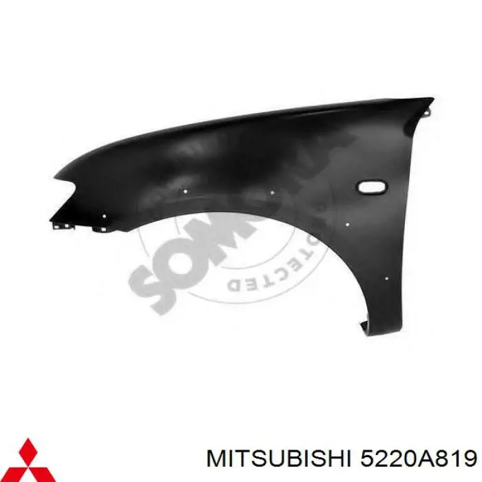 Comprar 5220A819 Mitsubishi Aleta delantera izquierda